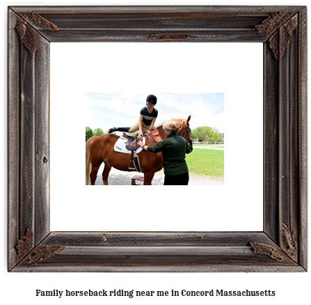 family horseback riding near me in Concord, Massachusetts